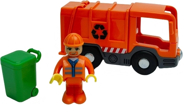 Vehicul de gunoi cu accesorii pentru scenarii realiste