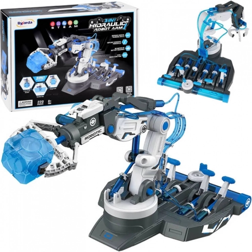 Braț robot hidraulic 3 în 1 set construcție pentru copii 8+ 220 piese