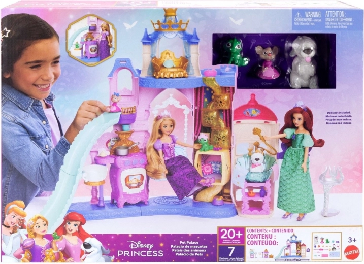 Disney Princess palat pentru animăluțe – căsuță pentru figurine și prieteni animale