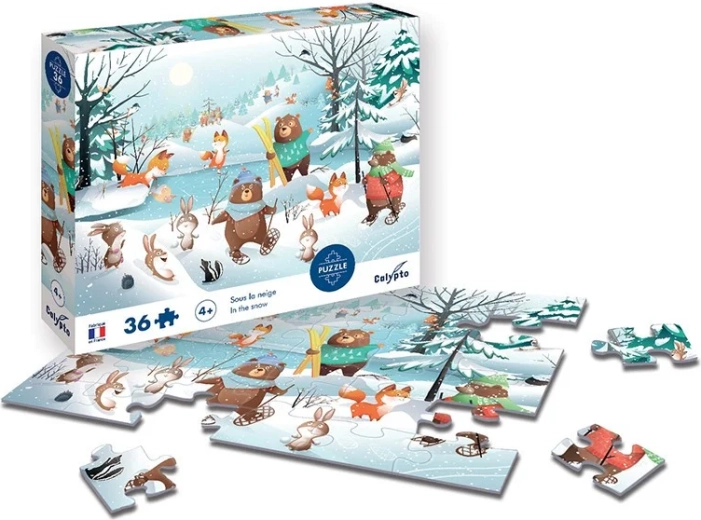Sentosphere puzzle Pe zăpadă 36 de piese