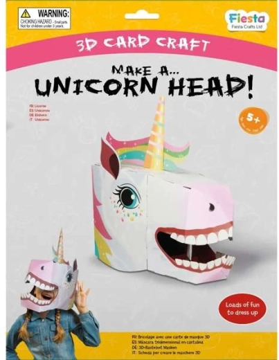 Set creativ mască 3D unicorn
