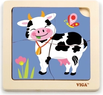 Puzzle din lemn Viga vacuță