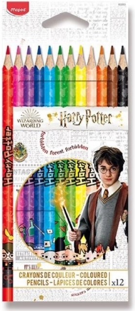 Creioane Colorate Maped Harry Potter 12 buc
