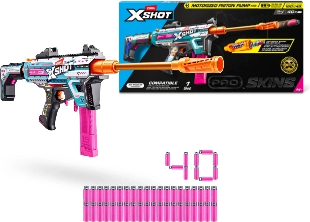 Blaster electric cu proiectile din spumă ZURU X-SHOT Pro