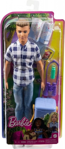 Barbie Ken camping – păpușă cu accesorii