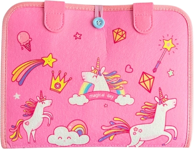 Carte moale cu motiv de unicorn