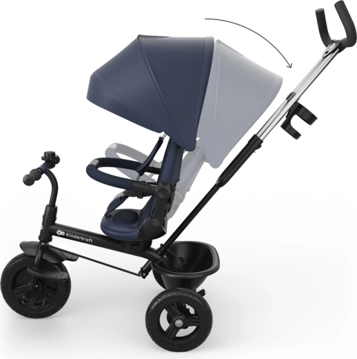 Scaun 360° CLICK & TWIST și poziție semireclinată