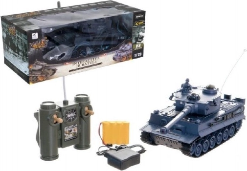 Tanc RC Tiger I 33 cm cu sunet și lumină