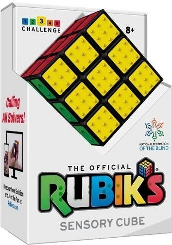 Cub Rubik 3x3 Sensorial pentru persoane cu deficiențe de vedere
