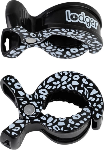 Lodger swaddle clip cu imprimeu black dot - 2 buc