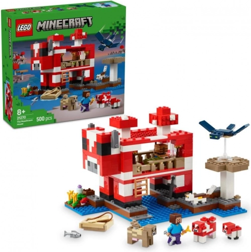 lego minecraft casa vacii-ciupercă