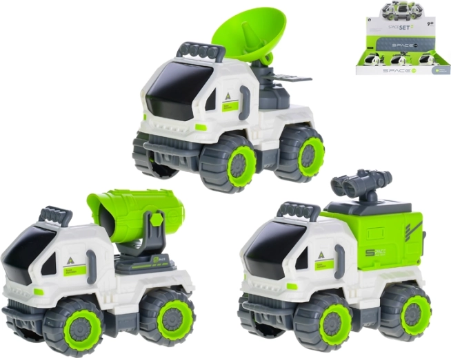 Vehicule spațiale cu mecanism inerțial 11 cm pentru copii