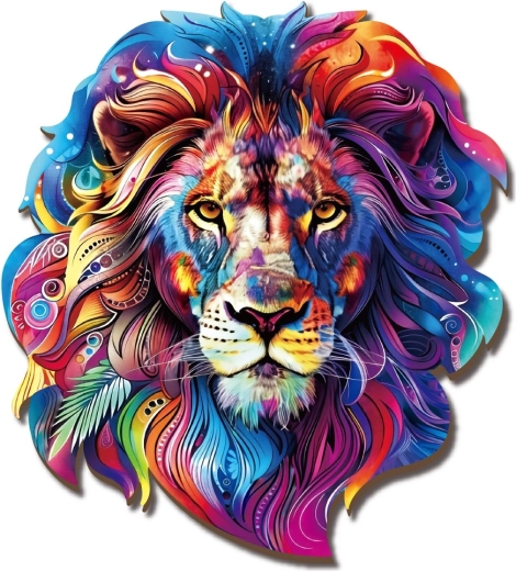2Kids Toys puzzle din lemn leu