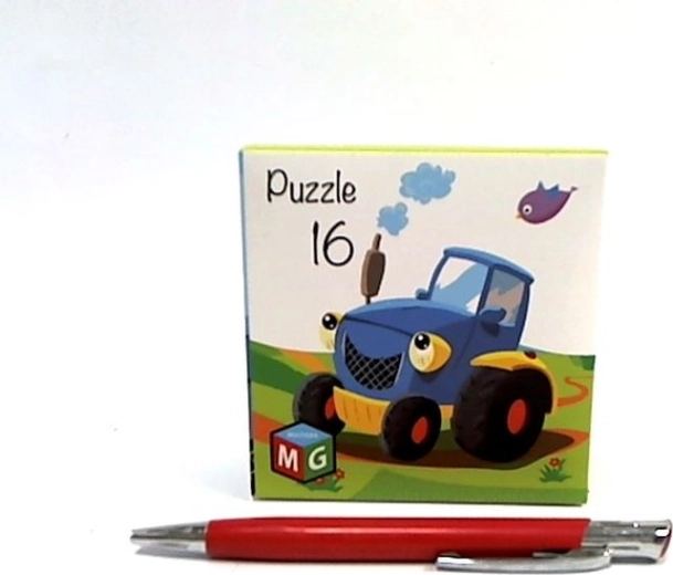 Puzzle cu tractor (16 piese)