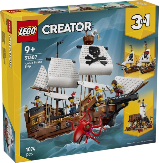 LEGO Creator 3 în 1 Legendara navă pirat