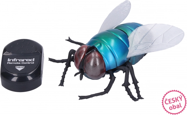 Musca uriașă RC cu telecomandă 11x9 cm - ambalaj cehesc