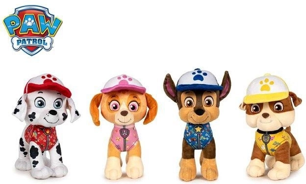 Figurină de pluș Paw Patrol Marshall ediția de vară 27 cm - 1 bucată