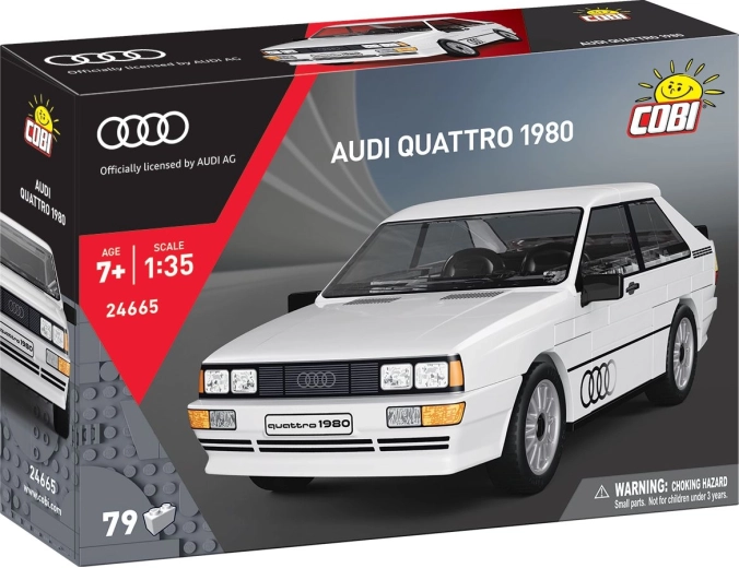 Cobi Audi Quattro 1980 1:35 (79 piese)