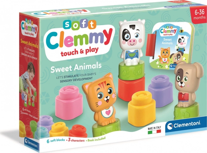 Clementoni Soft Clemmy set de joacă Animăluțe drăguțe cu cărticică