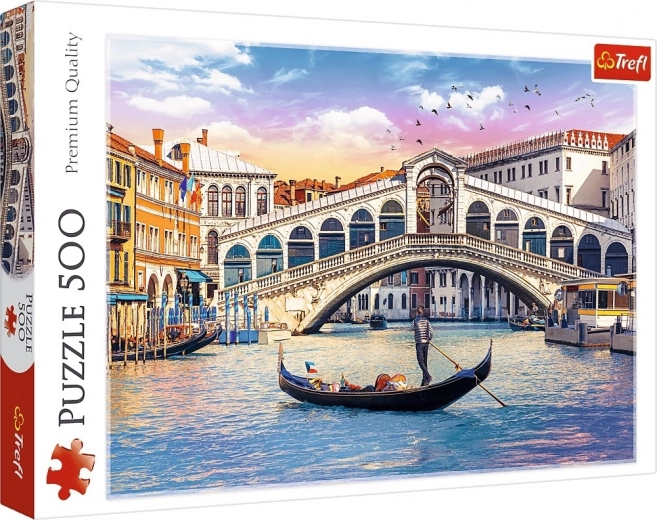 Puzzle 500 de piese Podul Rialto Veneția