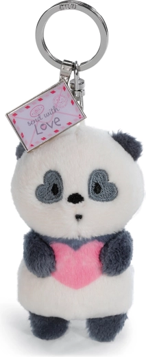 Breloc plușat panda Love NICI 8 cm
