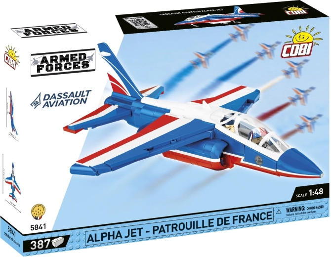 COBI armed forces Alpha Jet Patrouille de France 1:48 – set de construcție (387 piese)
