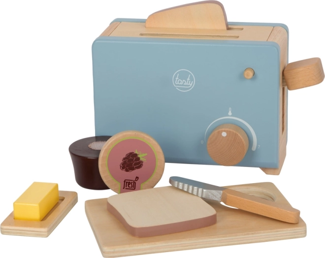 Prăjitor de pâine din lemn cu accesorii Tasty small foot