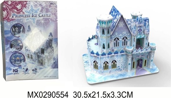 Castel de hârtie pentru prințese – set de construit fără lipici