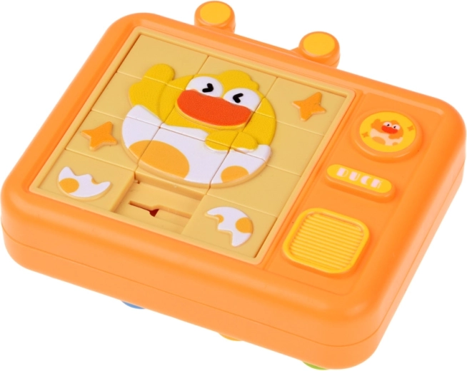 Puzzle glisant cu motiv de puișor