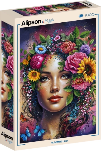 Puzzle Alipson „Doamnă înflorită” 1000 de piese
