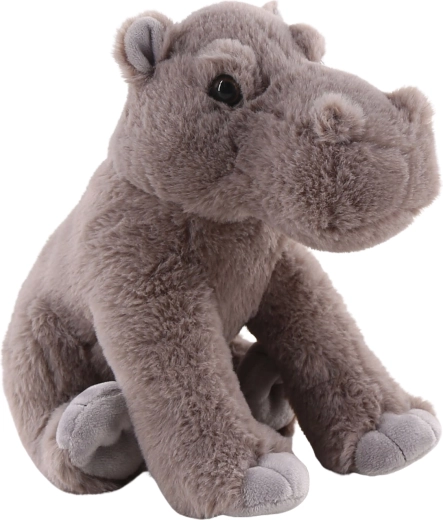 Hipopotam de pluș așezat 24 cm
