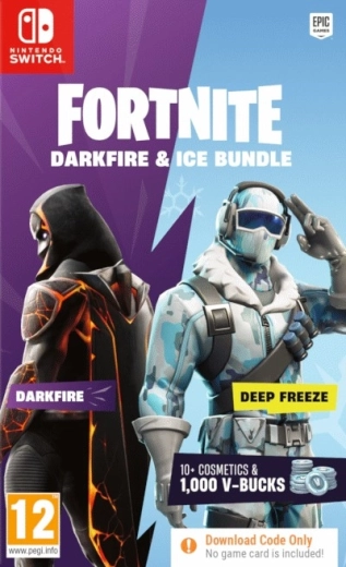 Nintendo Switch FORTNITE Darkfire & Ice Bundle – pachet digital cu 1 000 V-bucks