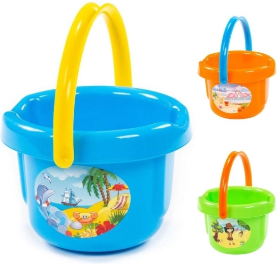 Găleată mare din plastic pentru nisip și apă