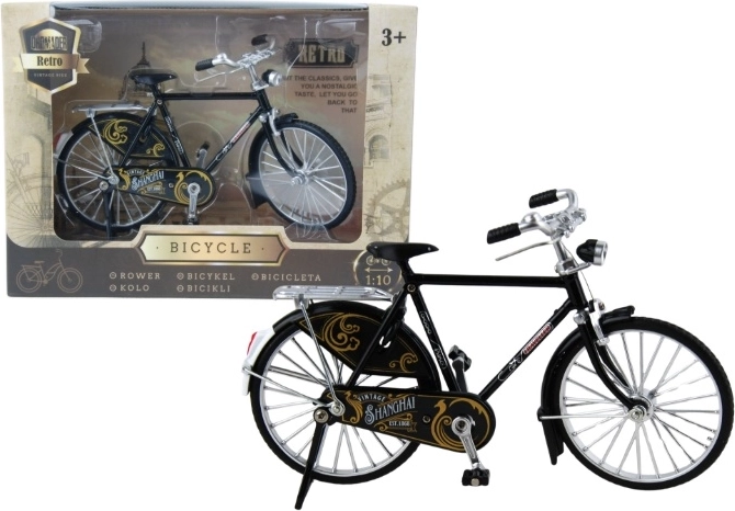 Model metalic Welly al unei biciclete retro în cutie