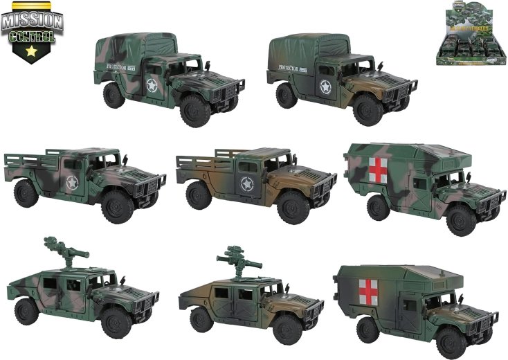 Vehicul militar de teren Mission Control cu mecanism inerțial 13–15 cm (8 buc.)