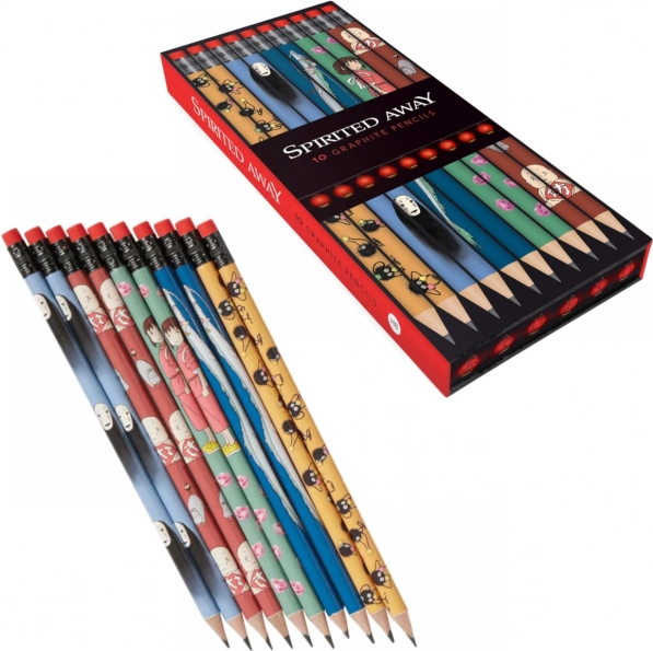 Creioane grafit Călătoria Spiritelor - set 10 buc