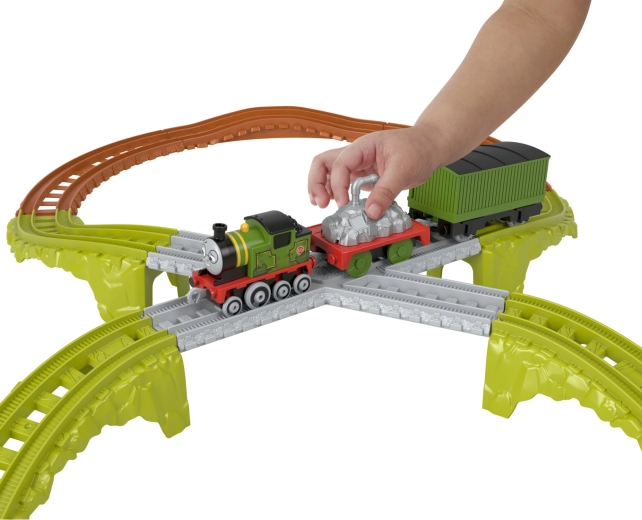 Locomotiva Whiff și vagoane de marfă