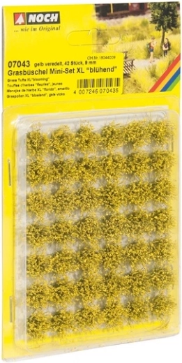 Tufe de iarbă înflorită Noch XL – mini set 42 buc.