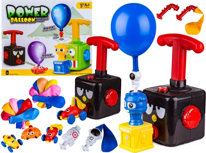 Lansator de mașinuțe cu balon – pasăre neagră