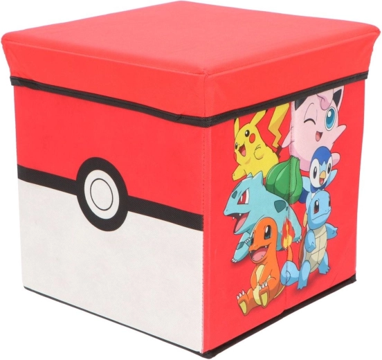 Cutie de depozitare pliabilă și taburet Cozy Noxxiez Pokémon (Poké Ball)