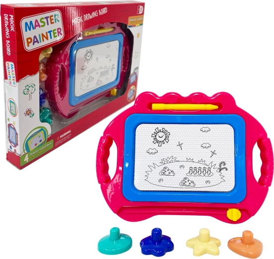 Tăbliță mică magnetică de desen cu ștampile SPARKYS (mai multe variante)