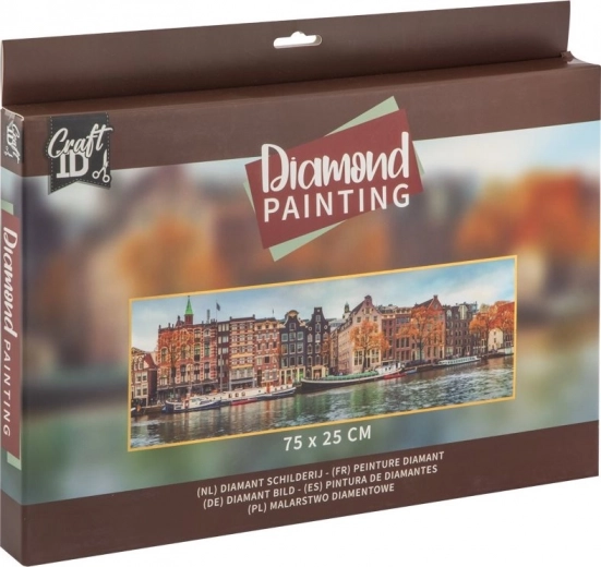 Pictură cu diamante CRAFT ID Amsterdam 75 × 25 cm