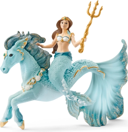 Schleich bayala sirena Eyela pe unicornul subacvatic