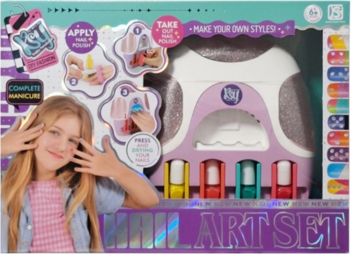 Set de frumusețe pentru stylingul unghiilor - 1 bucată