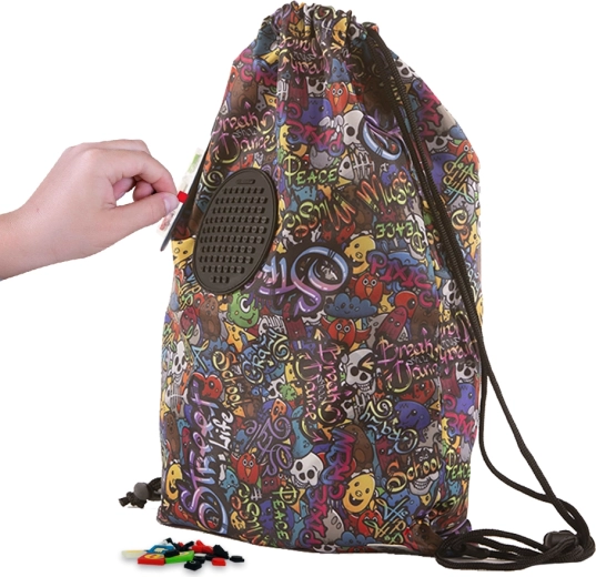 Sac tip rucsac Pixie Crew graffiti