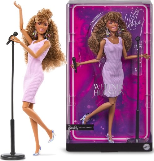 Mattel Barbie Signature păpușă de colecție Whitney Houston cu microfon