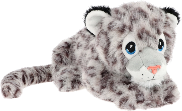 Leopard de zăpadă Keeleco din pluș, 45 cm