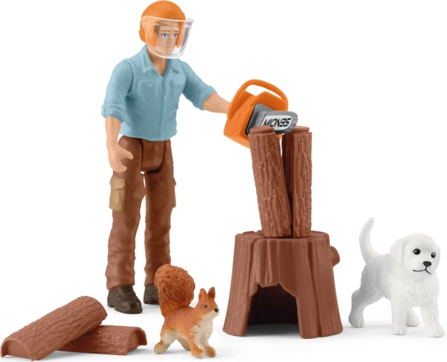 Pădurar – set de joacă SCHLEICH Pocket Set