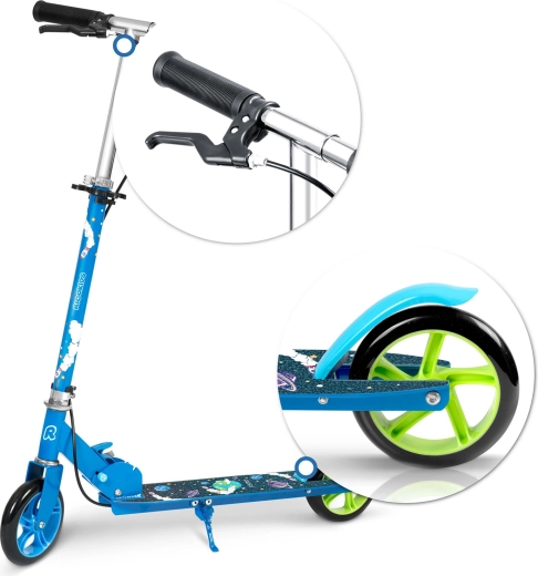 Frânare dublă – de mână și de picior