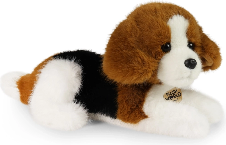 Câine beagle de pluș 22 cm Eco-friendly Plush World
